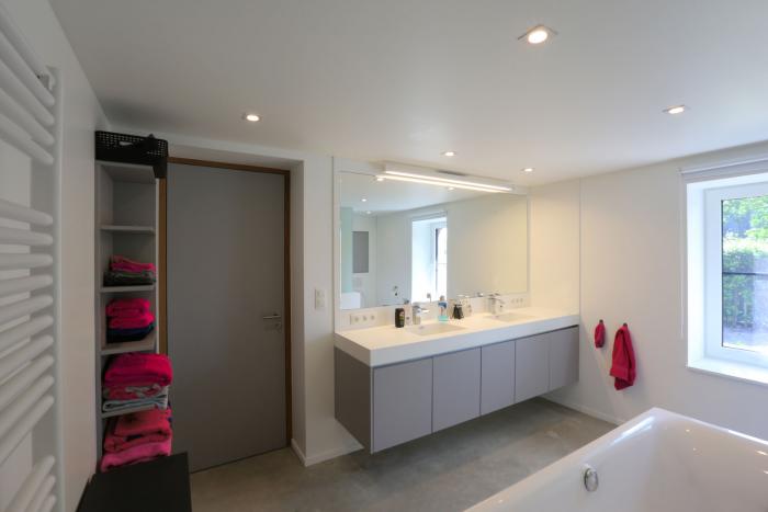 Résidence privée - Salle de bain en corian